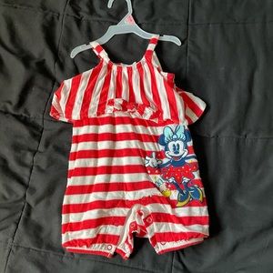 Minnie Mouse Romper 6-9 months